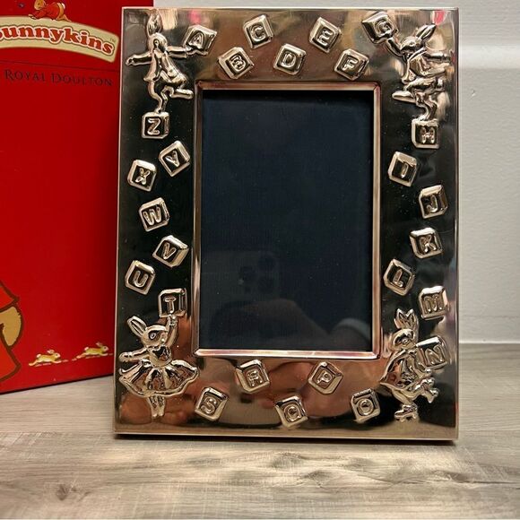 Reed and Barton musical frame holds 3x5” photo silver plated - Picture 8 of 14